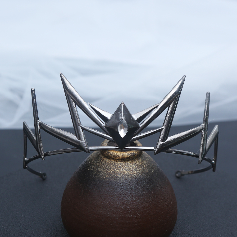 Women Accessories For Wedding - 1pc Gothic Geometric Spiked Crystal Hair