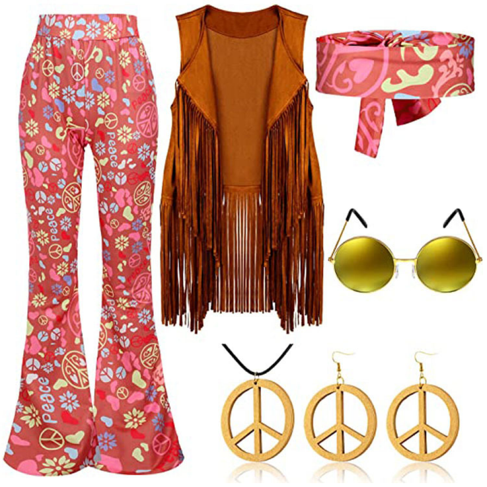 Women'S Accessories In The 60S - Retro 6 Pcs 60s 70s Outfits