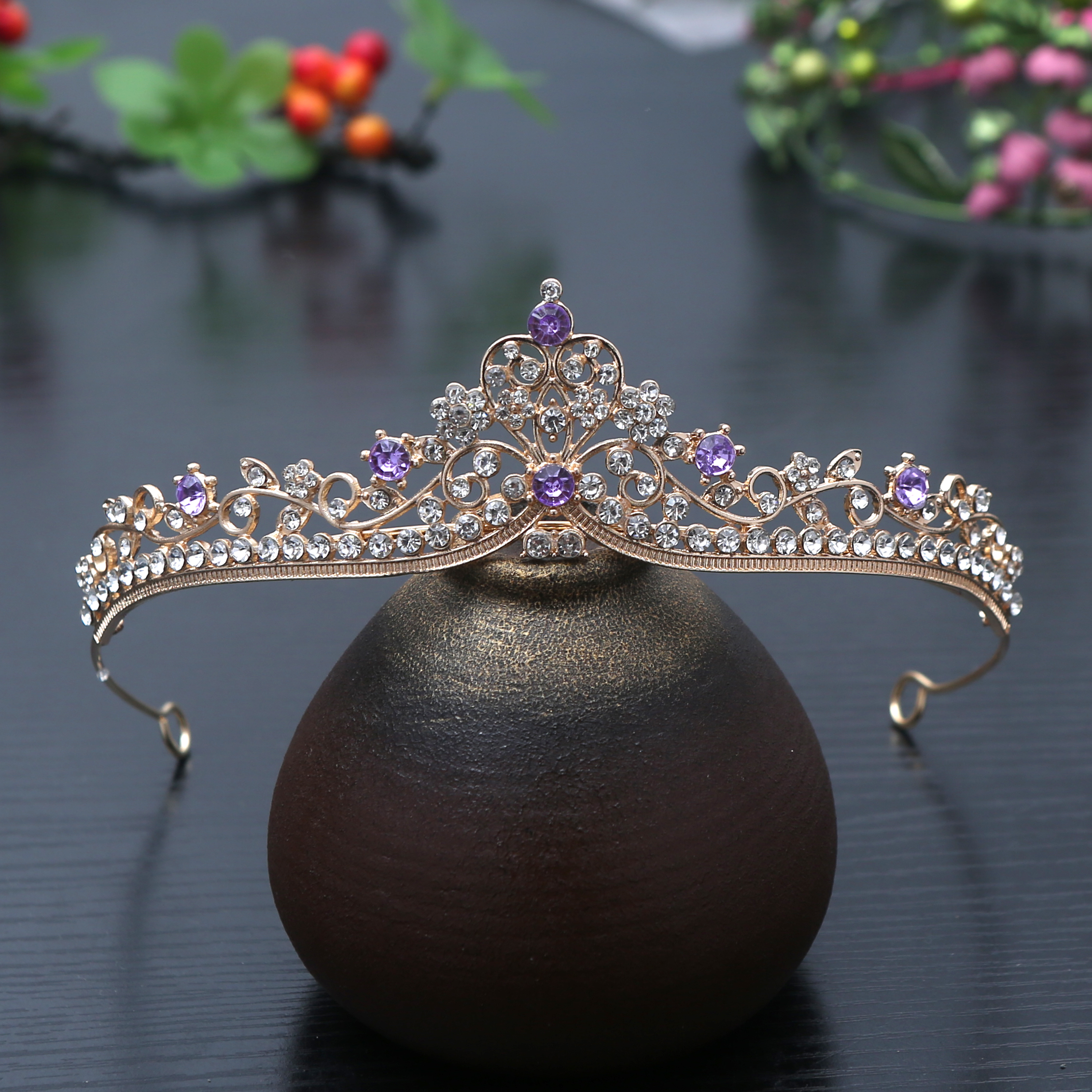 Women Accessories For Wedding - 1pc Exquisite Fashion Princess Crystal Hair