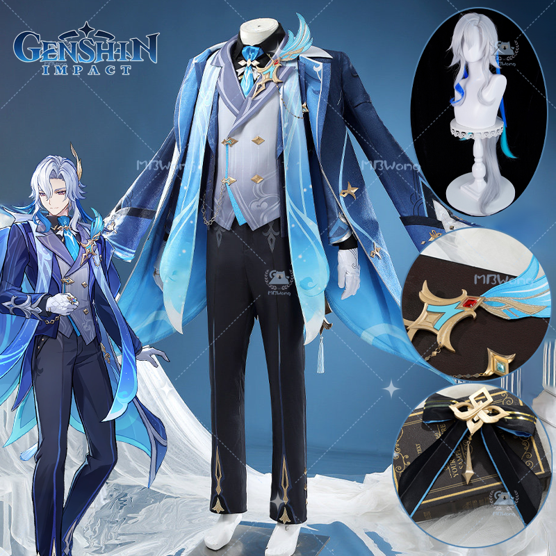 Women Accessories To Gift - Game Genshin Impact Neuvillette Cosplay Costume