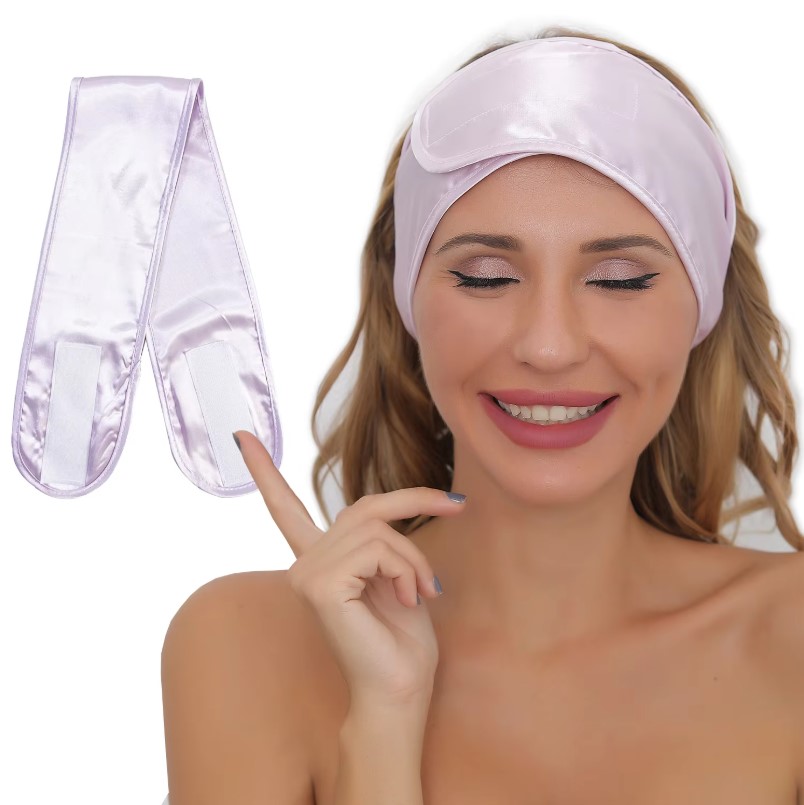 Women Accessories Online - Women Silky satin Adjustable SPA Facial