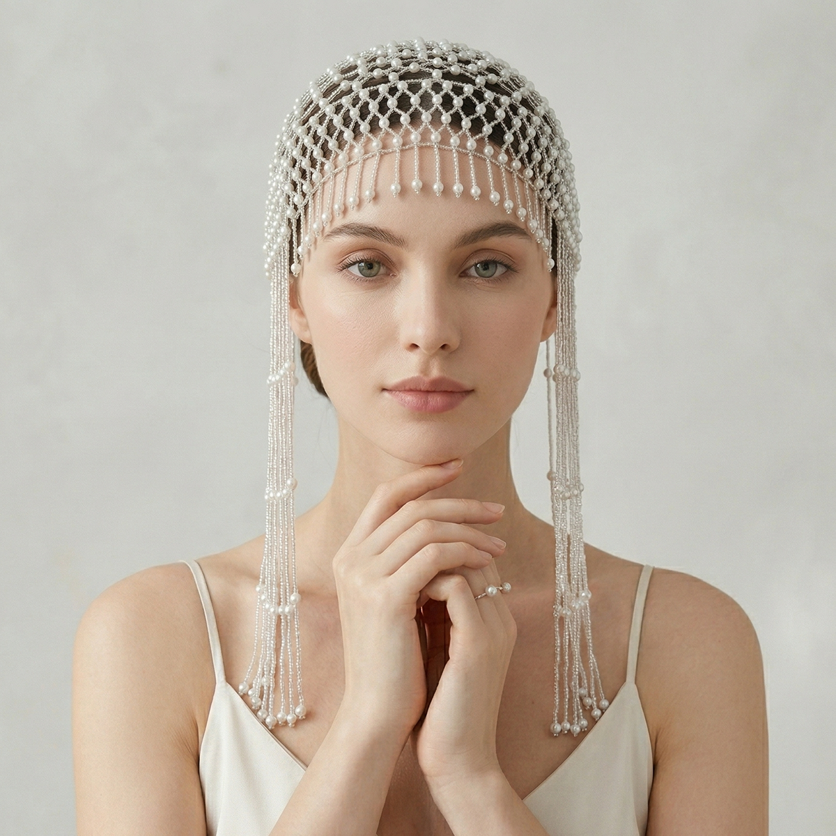Luxury Pearls Beaded Headwrap  – обзор и цена Women Accessories For Wedding