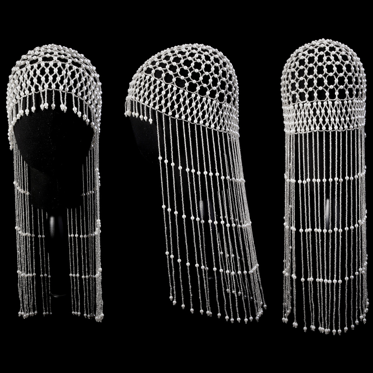 Luxury Pearls Beaded Headwrap  – обзор и цена Women Accessories For Wedding