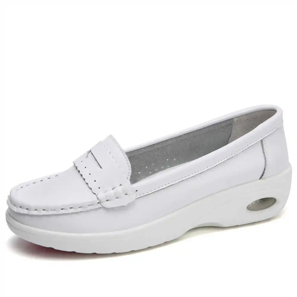 Thick Sole Slipon White Traine – обзор и цена Women'S Accessories Famous Footwear
