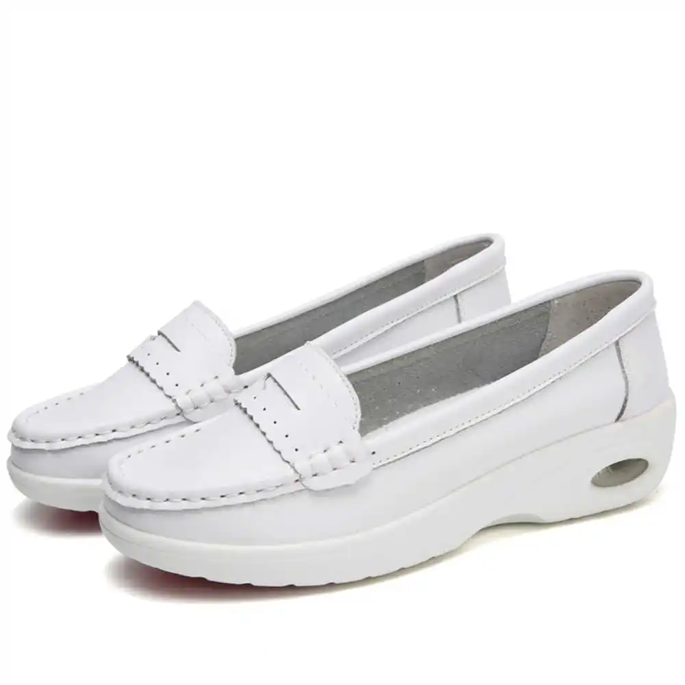 Thick Sole Slipon White Traine – обзор и цена Women'S Accessories Famous Footwear