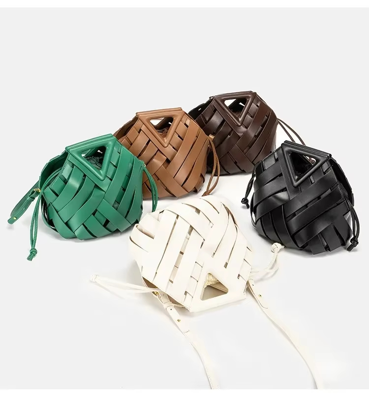 Trendy Vegan Leather Woven Tot – обзор и цена Women'S Accessories Handbags
