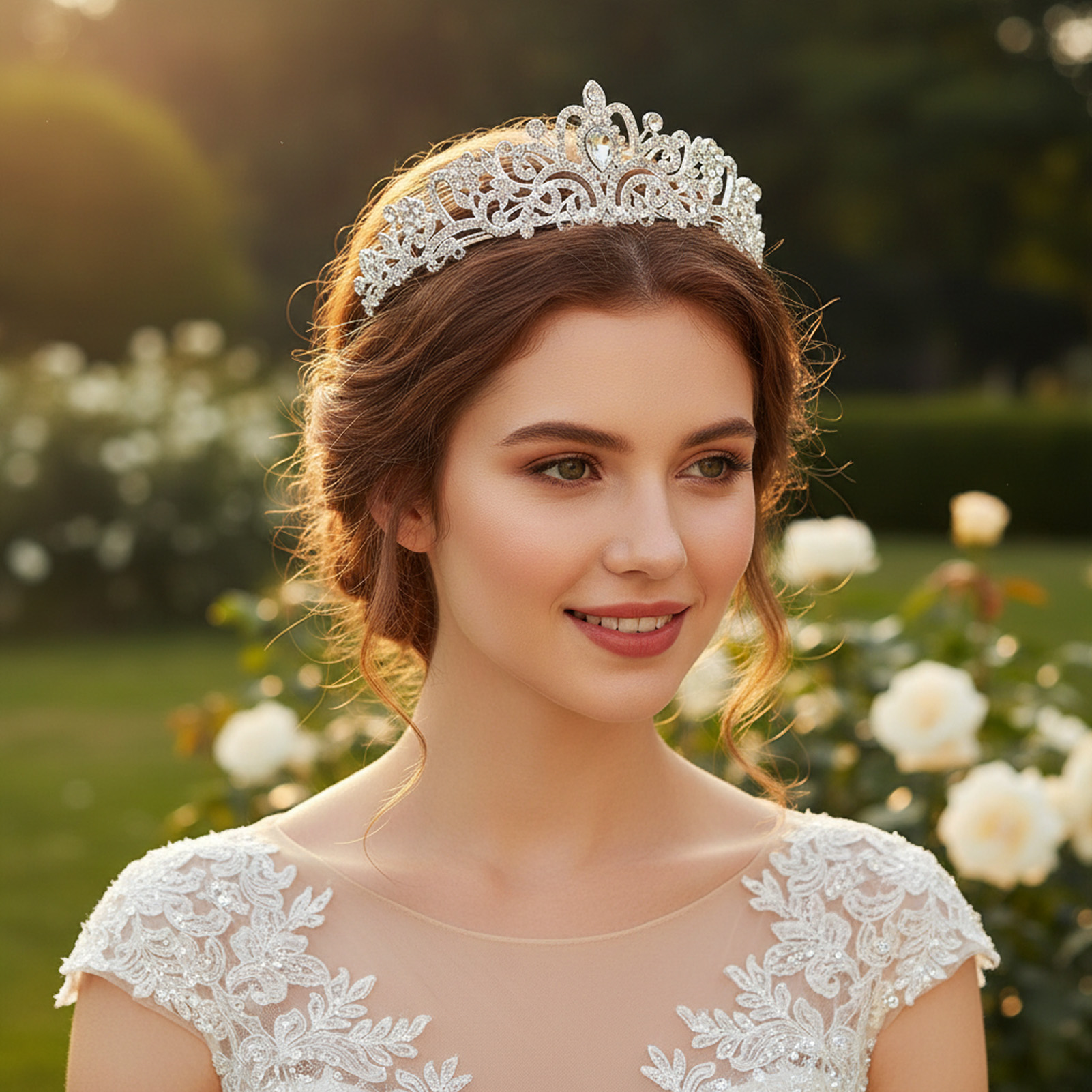 Elegant Bridal Crown Sparkly R – обзор и цена Women Accessories For Wedding
