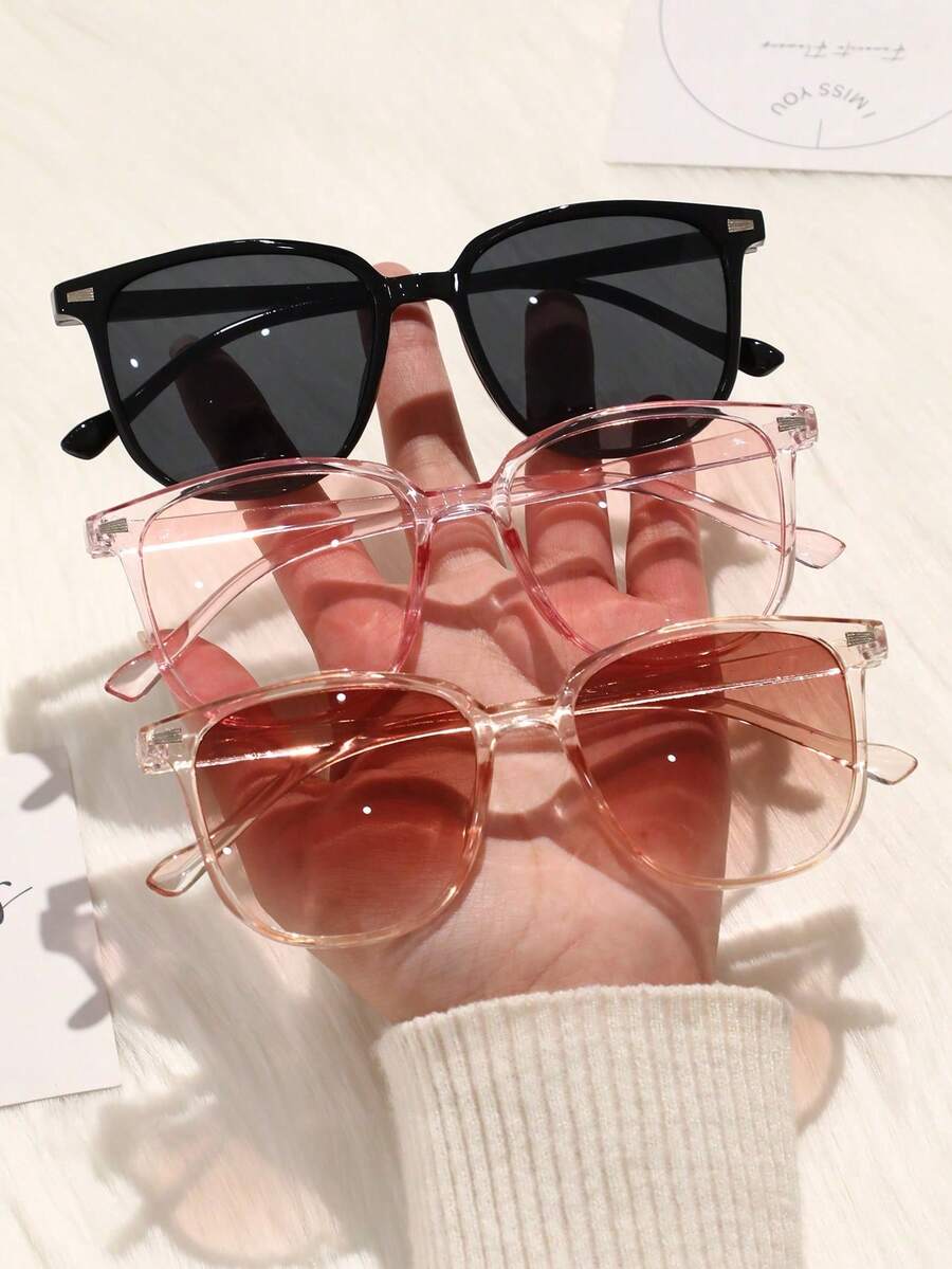 3pcs Geometric Plastic Square  – обзор и цена Women'S Vintage Accessories