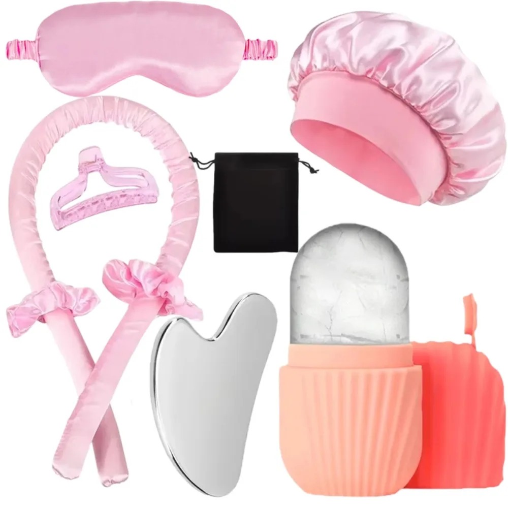 3/4/5/9Pcs Silk Sleep Set Eye  – обзор и цена Women Accessories Combo Gift