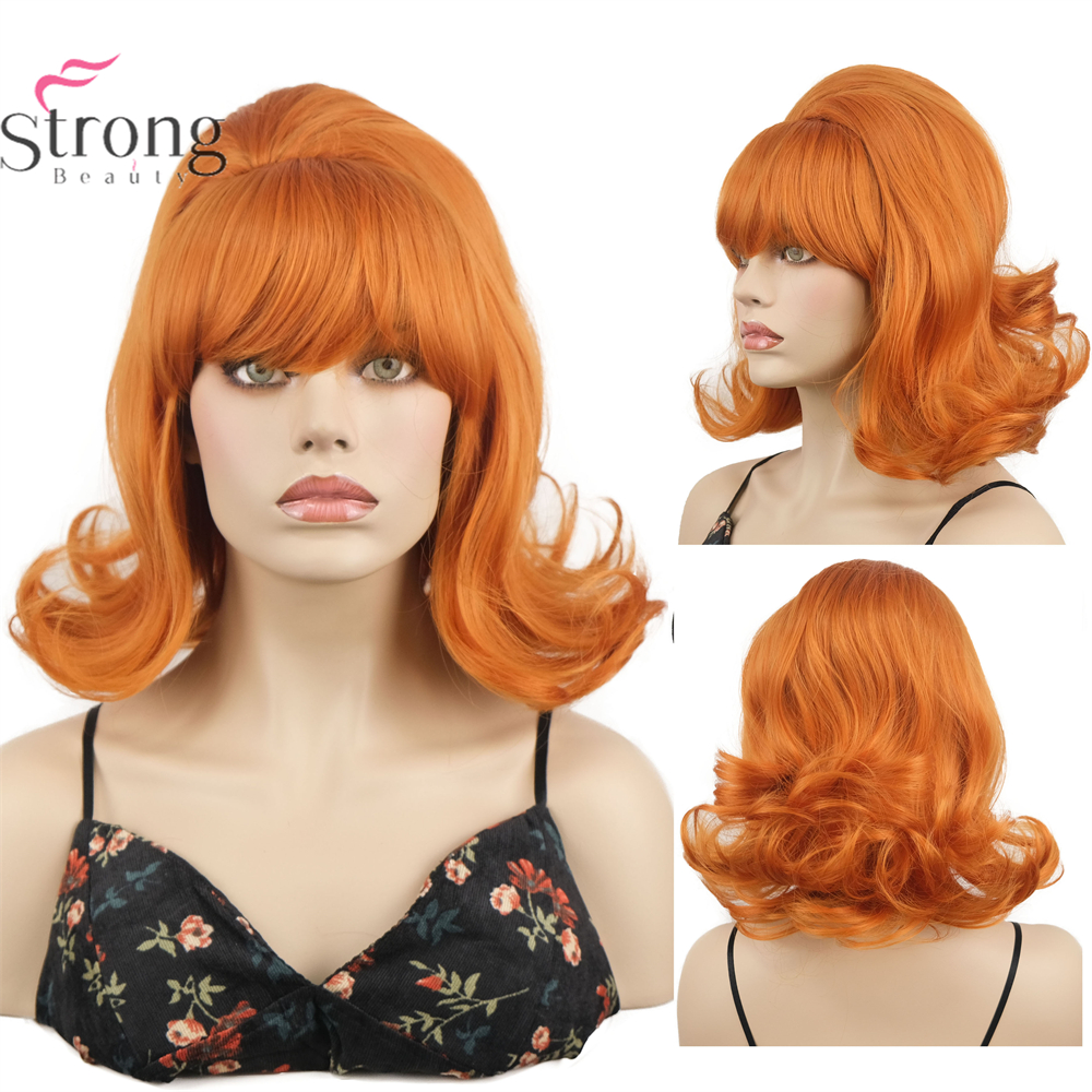 Orange Wig Women 60s Wig Short – обзор и цена Women'S Accessories In The 60S