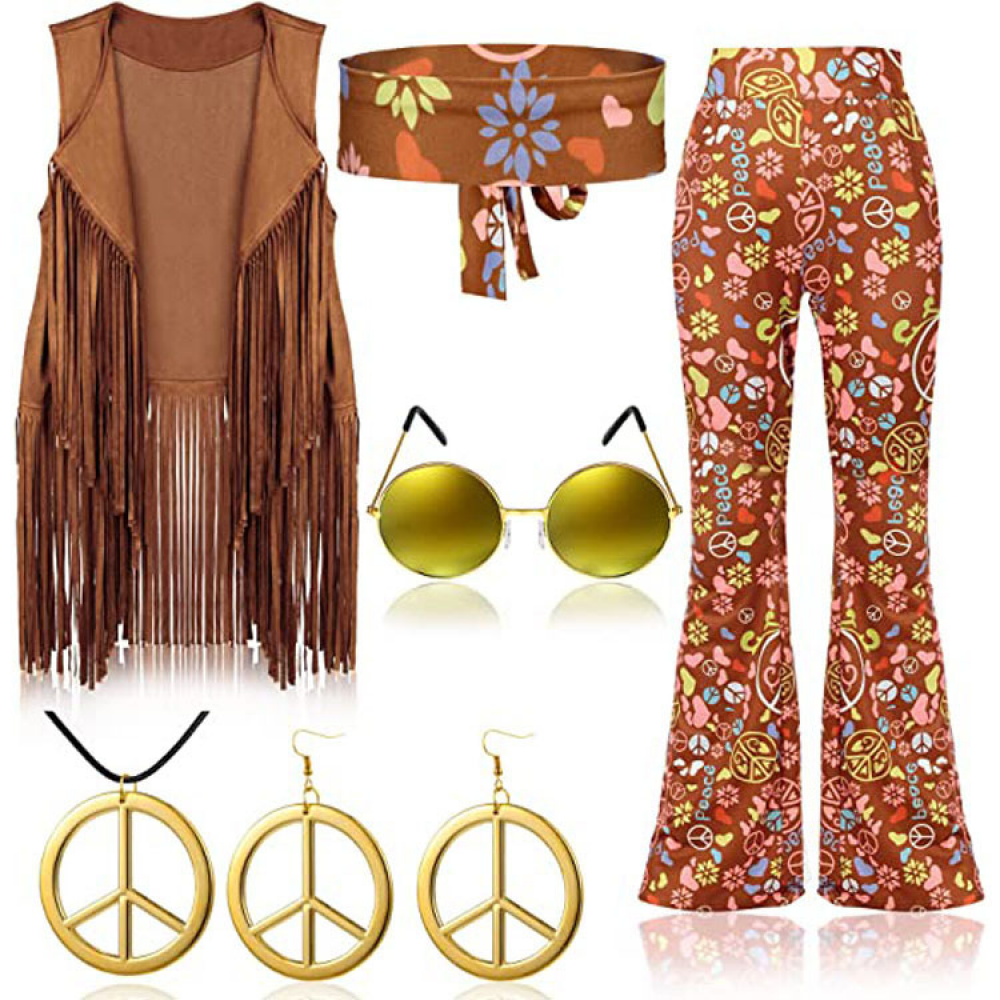 Retro 6 Pcs 60s 70s Outfits fo – обзор и цена Women'S Accessories In The 60S
