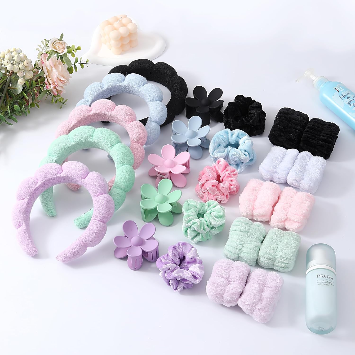 6pcs Headbands Wristband Set f – обзор и цена Women Accessories Combo Gift