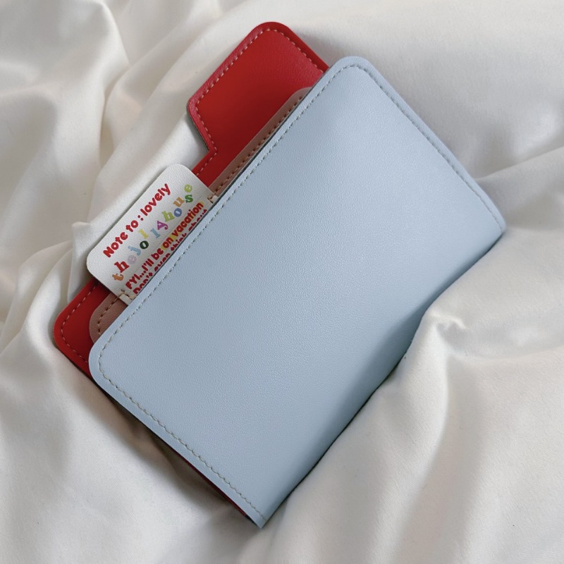 Ins Color Block Passport Holde – обзор и цена Women Accessories Online