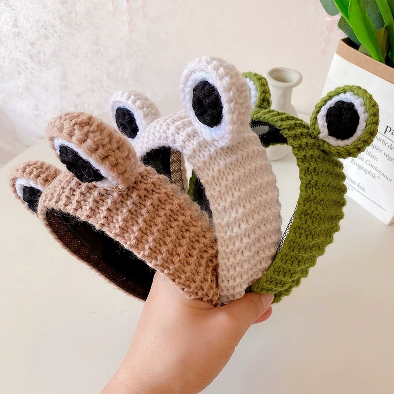 Big Eyes Knit Frog Headband Wa – обзор и цена Women Accessories Online