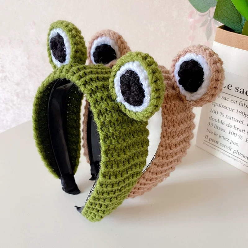 Big Eyes Knit Frog Headband Wa – обзор и цена Women Accessories Online