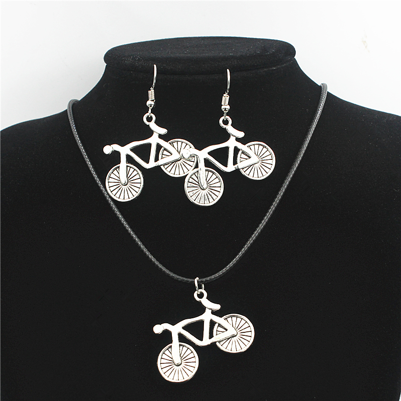 Retro Bicycle Jewelry Set for  – обзор и цена Women Accessories Combo Gift