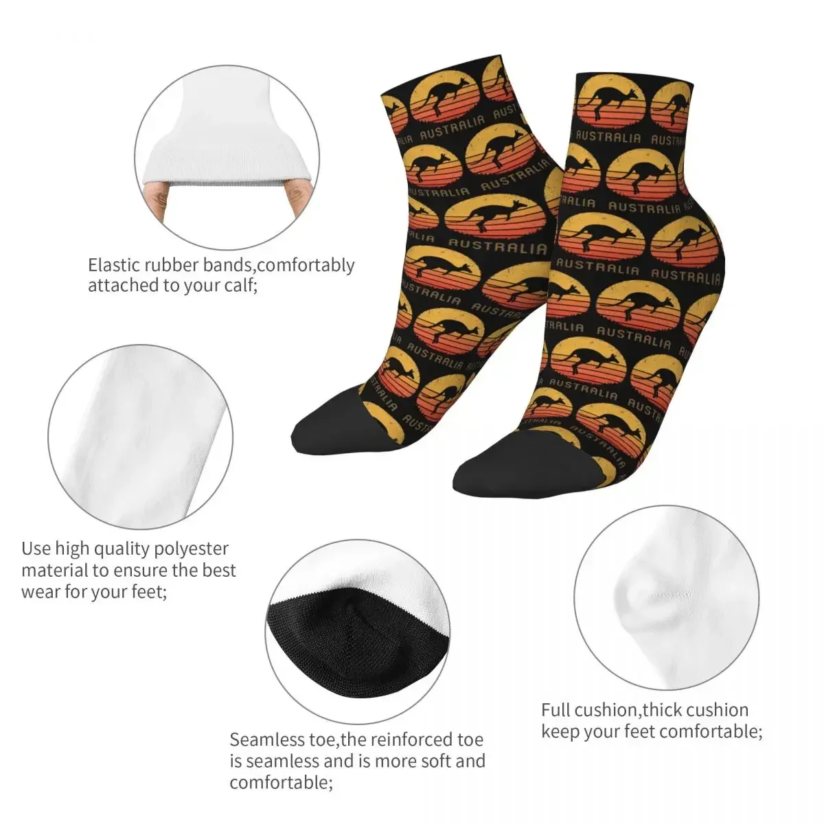 Australia Retro Kangaroo Socks – обзор и цена Women'S Accessories Australia