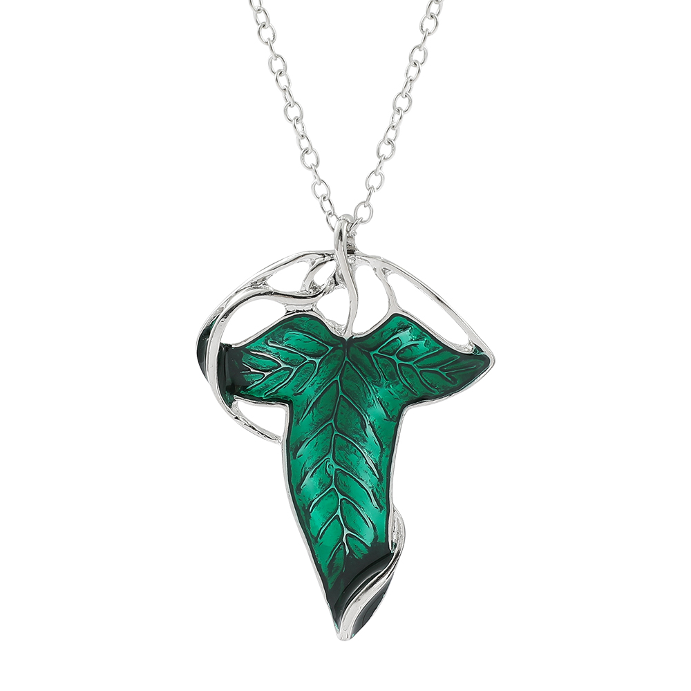 Vintage Green Leaf Pendant Nec – обзор и цена Women'S Vintage Accessories
