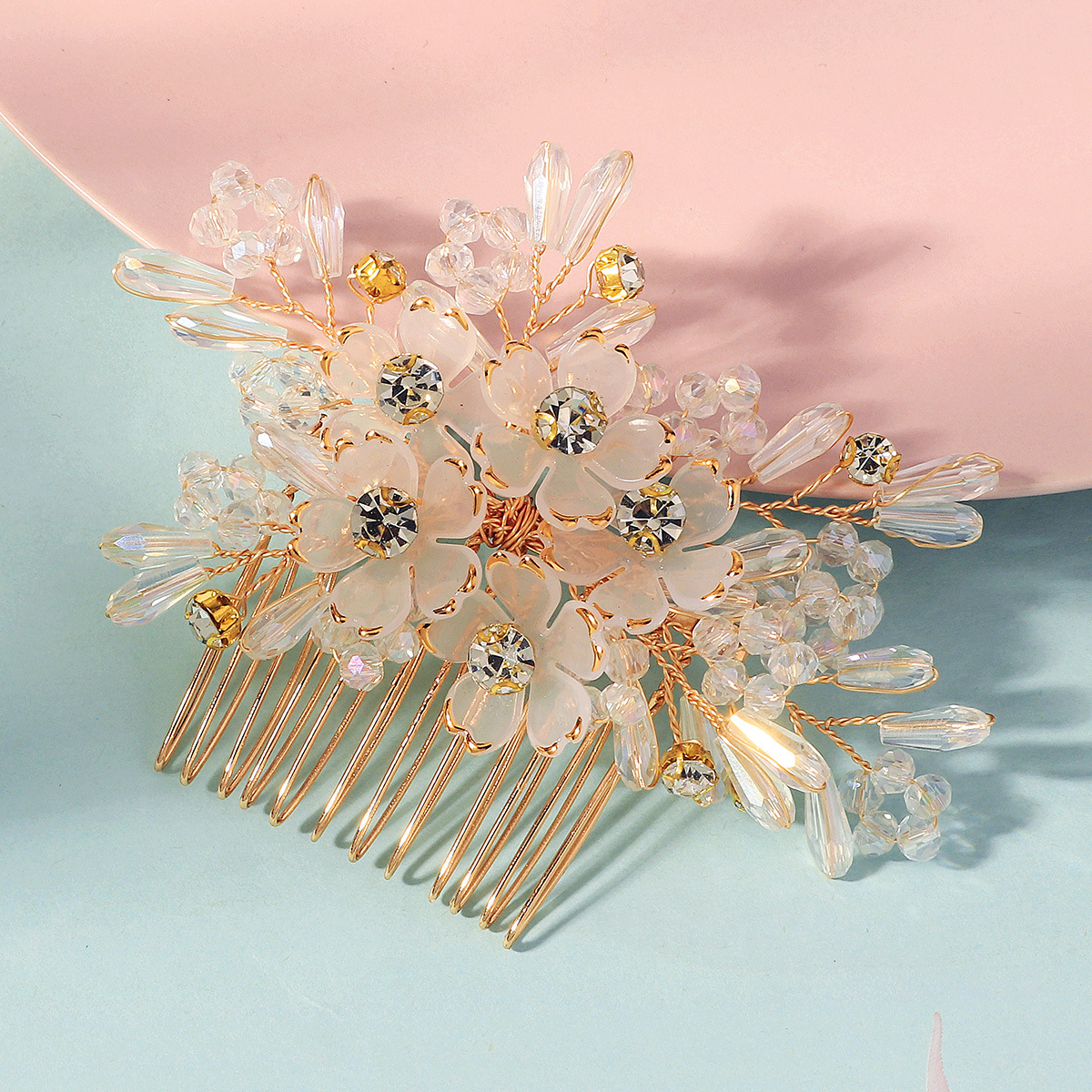 Hair Comb Crystal Flower Beade – обзор и цена Women Accessories For Wedding