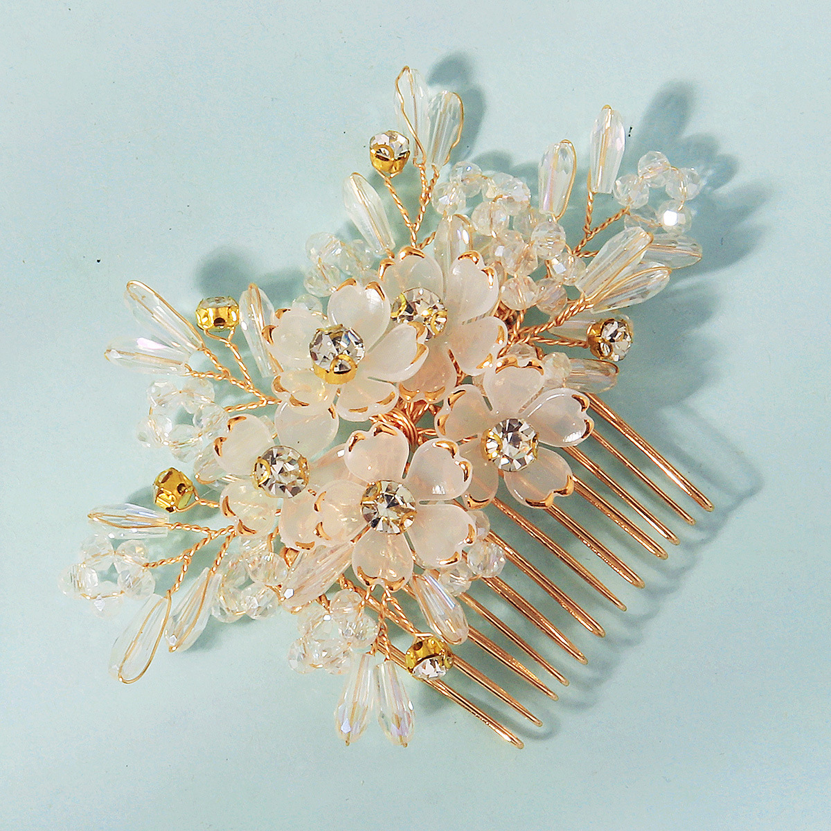Hair Comb Crystal Flower Beade – обзор и цена Women Accessories For Wedding