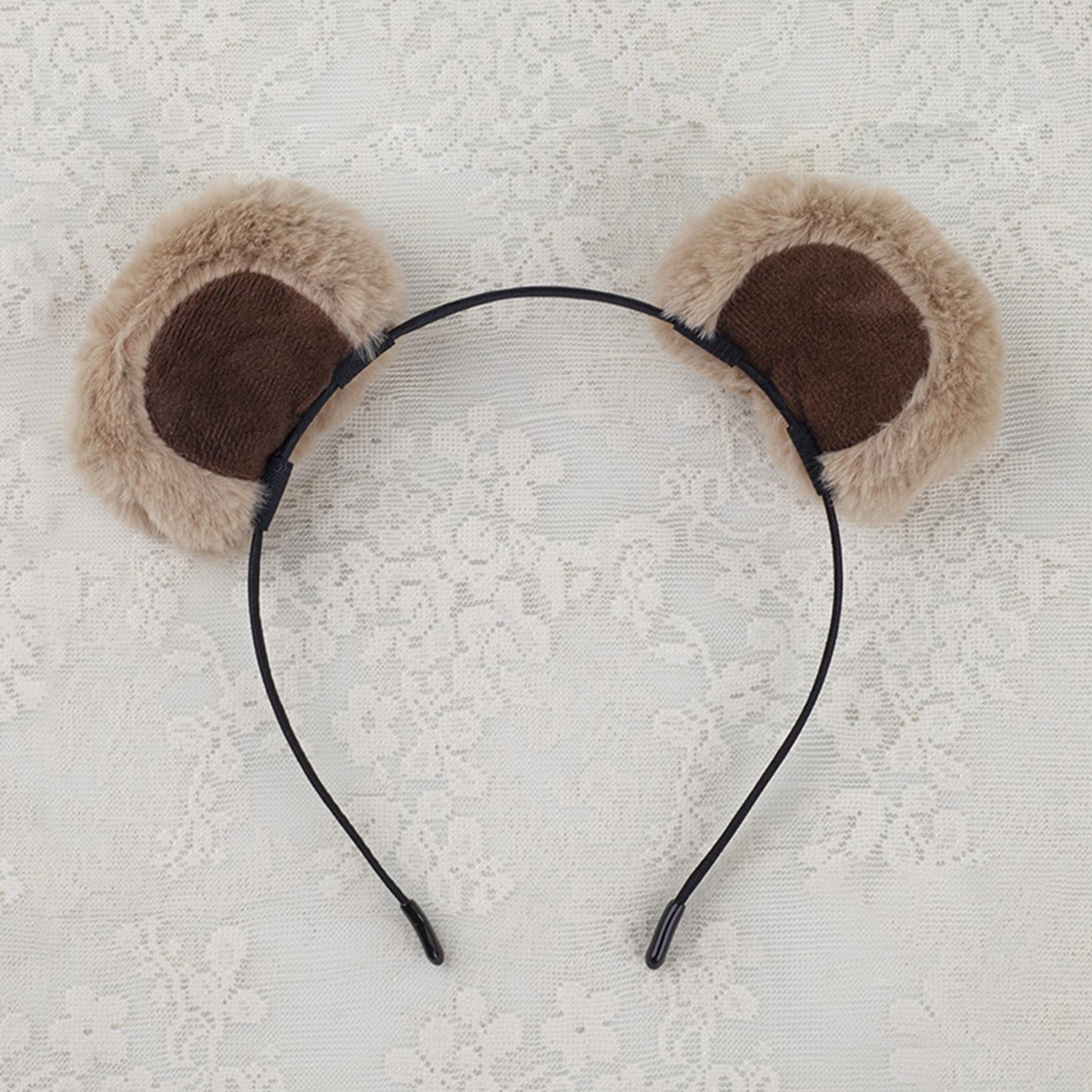 Cute Brown Ears Headband Adjus – обзор и цена Women Accessories Combo Gift