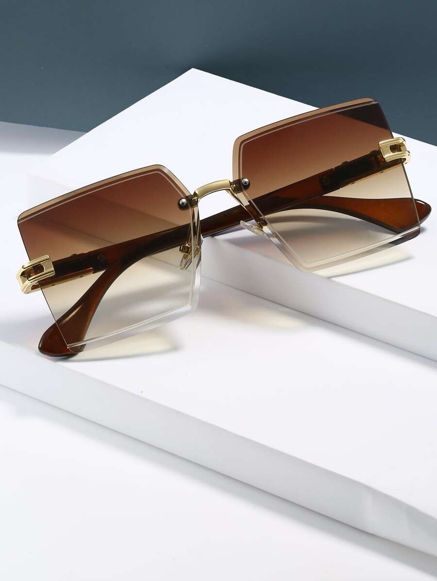 Rimless Ombre Lens Fashion Sun – обзор и цена Women'S Vintage Accessories