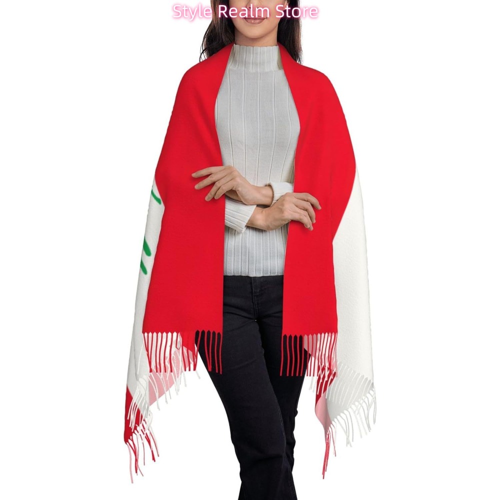 Flag Of Lebanon Print Polyeste – обзор и цена Women Accessories Lebanon