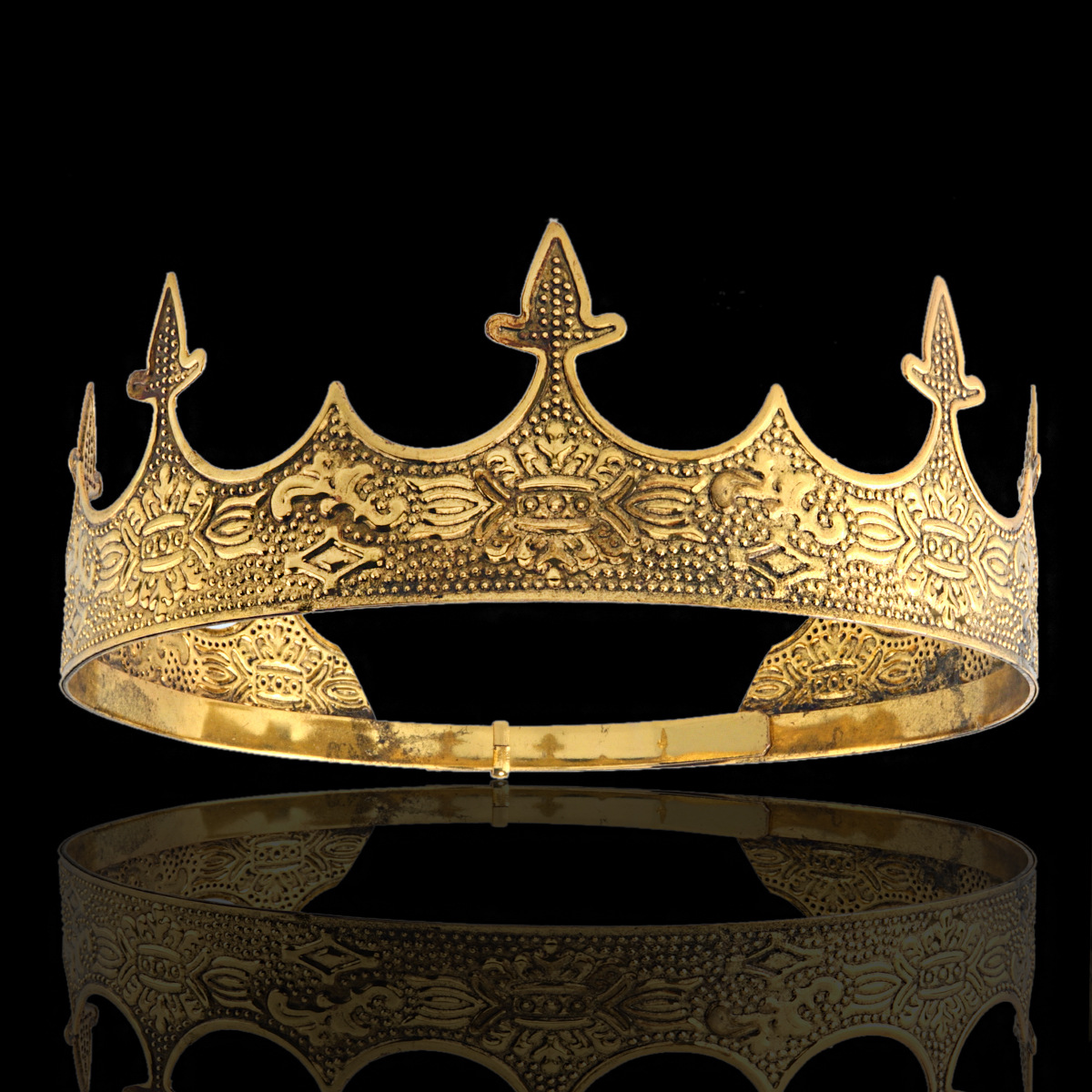 Tiara Vintage Gold King Crown  – обзор и цена Women'S Vintage Accessories