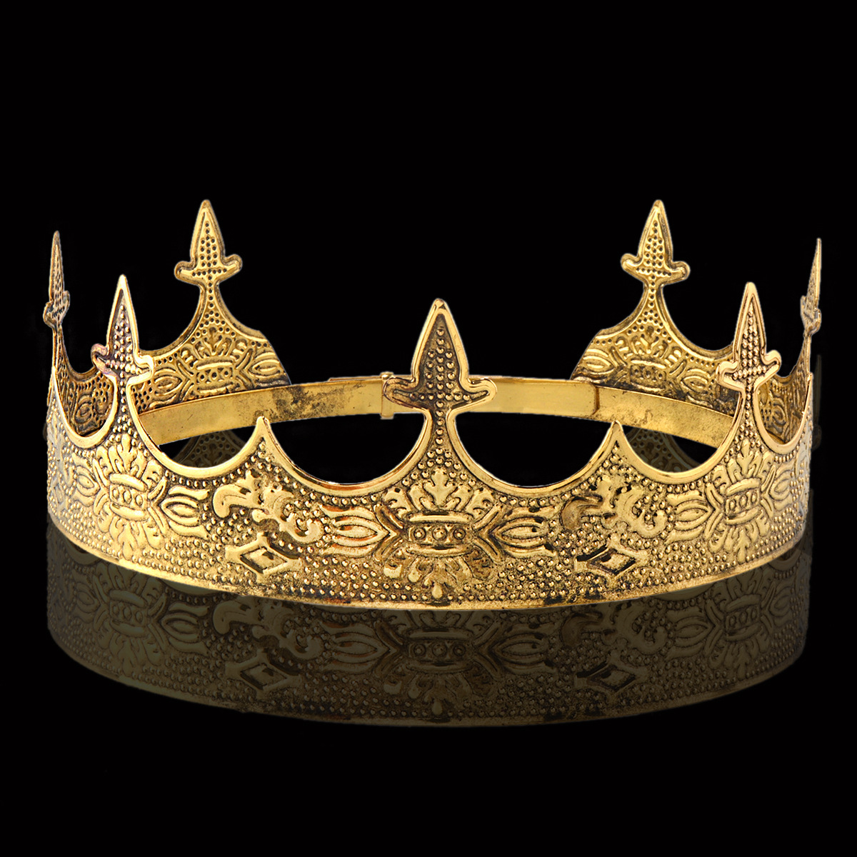 Tiara Vintage Gold King Crown  – обзор и цена Women'S Vintage Accessories