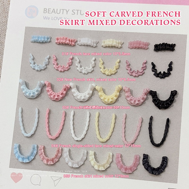 30Pcs 3D Resin Nail Art Lace T – обзор и цена Women Accessories Combo Gift