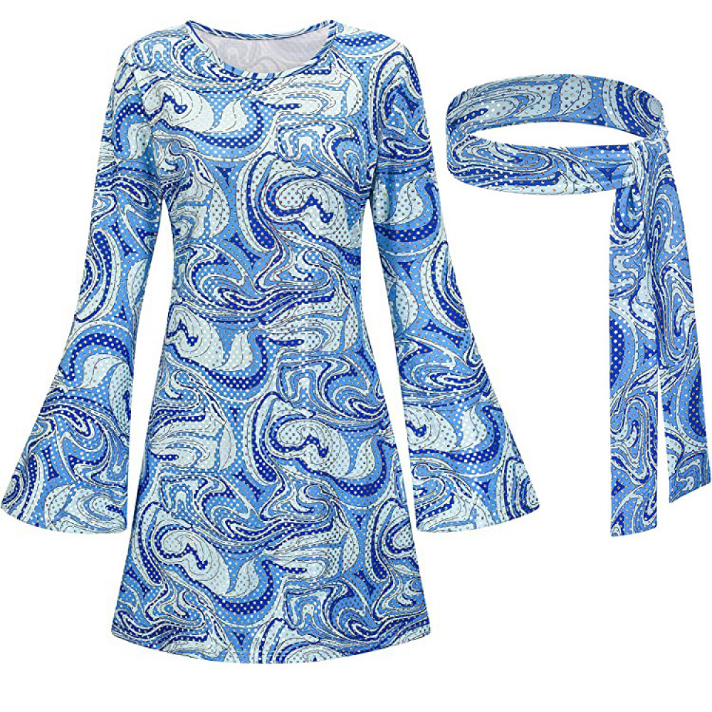 Women 60S 70S Floral Disco Dre – обзор и цена Women'S Accessories In The 60S