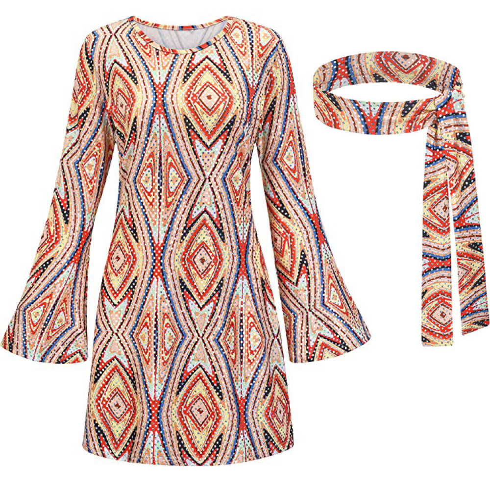 Women 60S 70S Floral Disco Dre – обзор и цена Women'S Accessories In The 60S