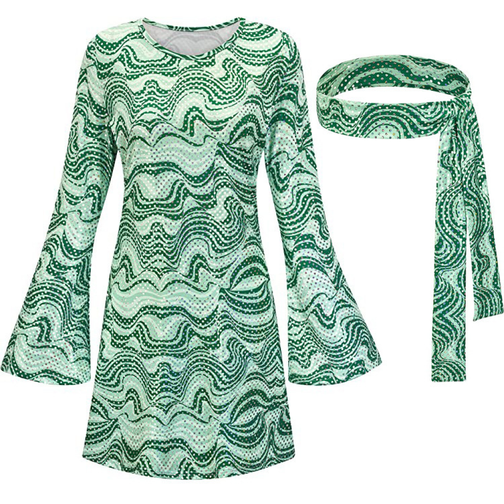 Women 60S 70S Floral Disco Dre – обзор и цена Women'S Accessories In The 60S