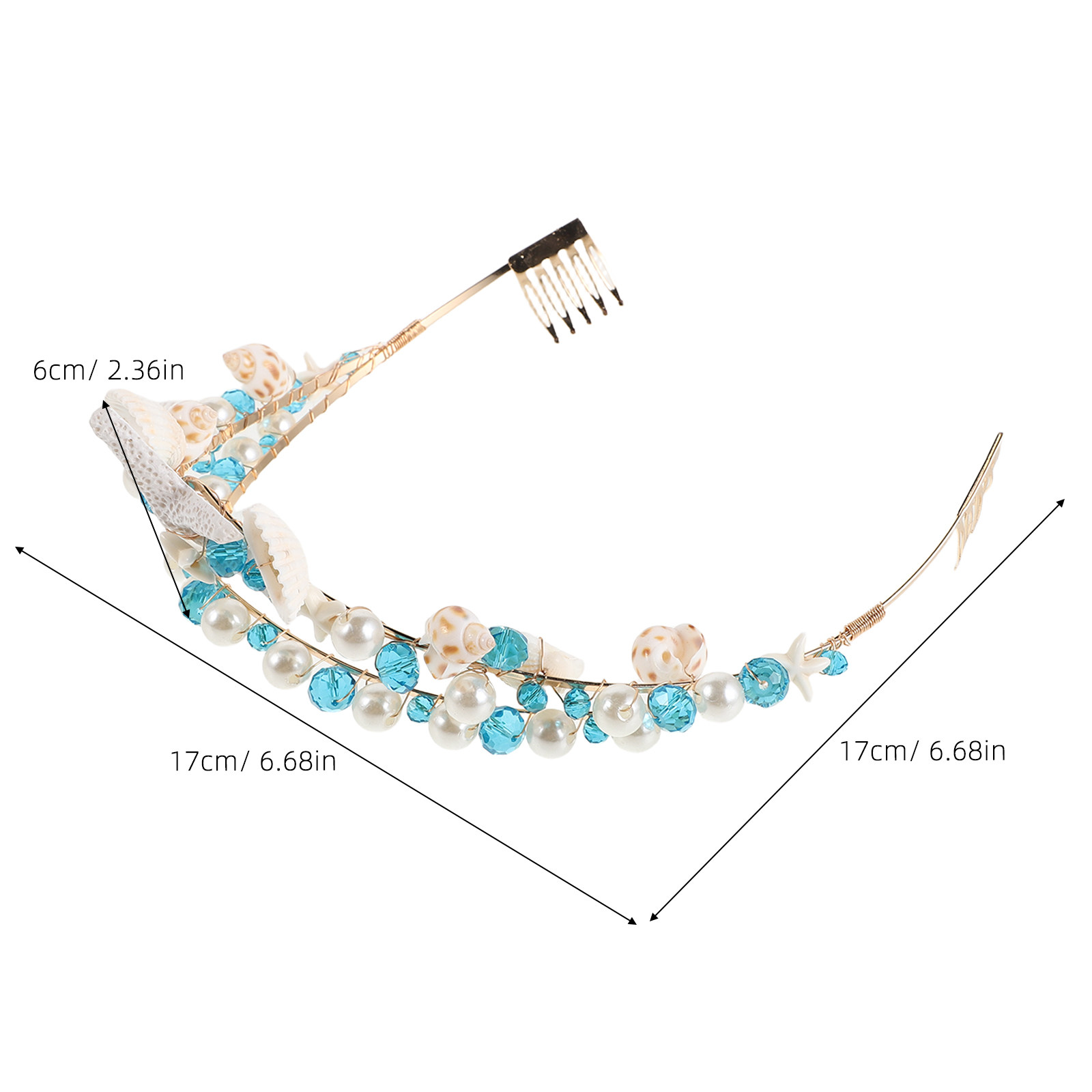 Seashell Crown Bridal Headband – обзор и цена Women Accessories For Wedding