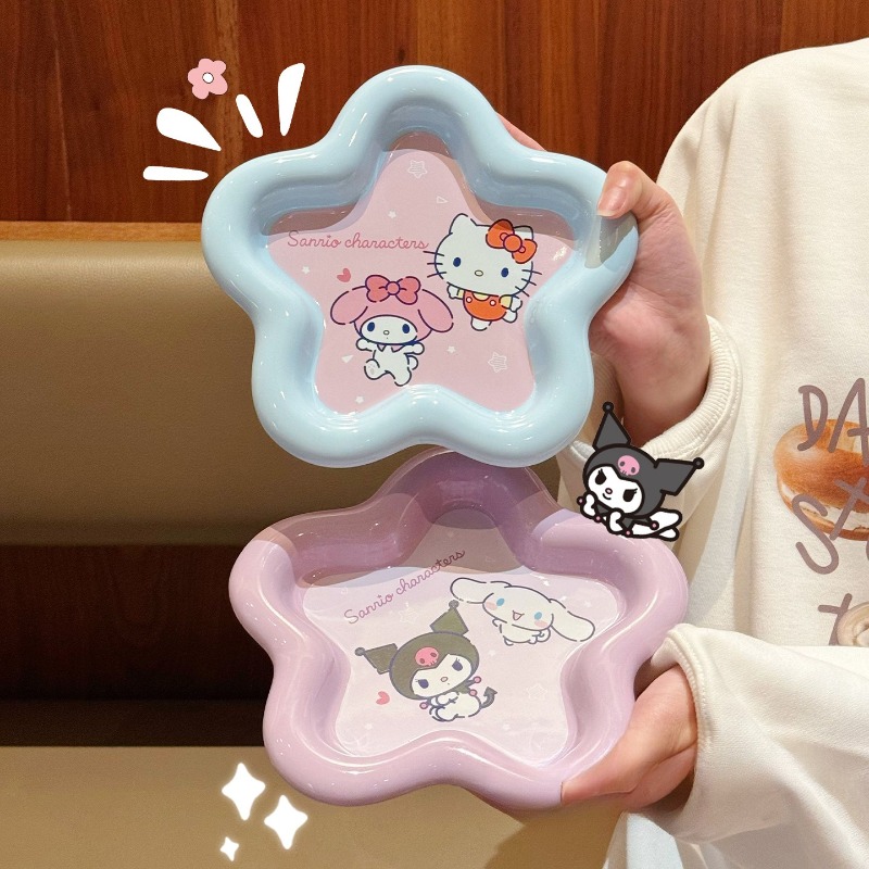 Cartoon Cat Print Ceramic Dinn – обзор и цена Women Accessories Combo Gift