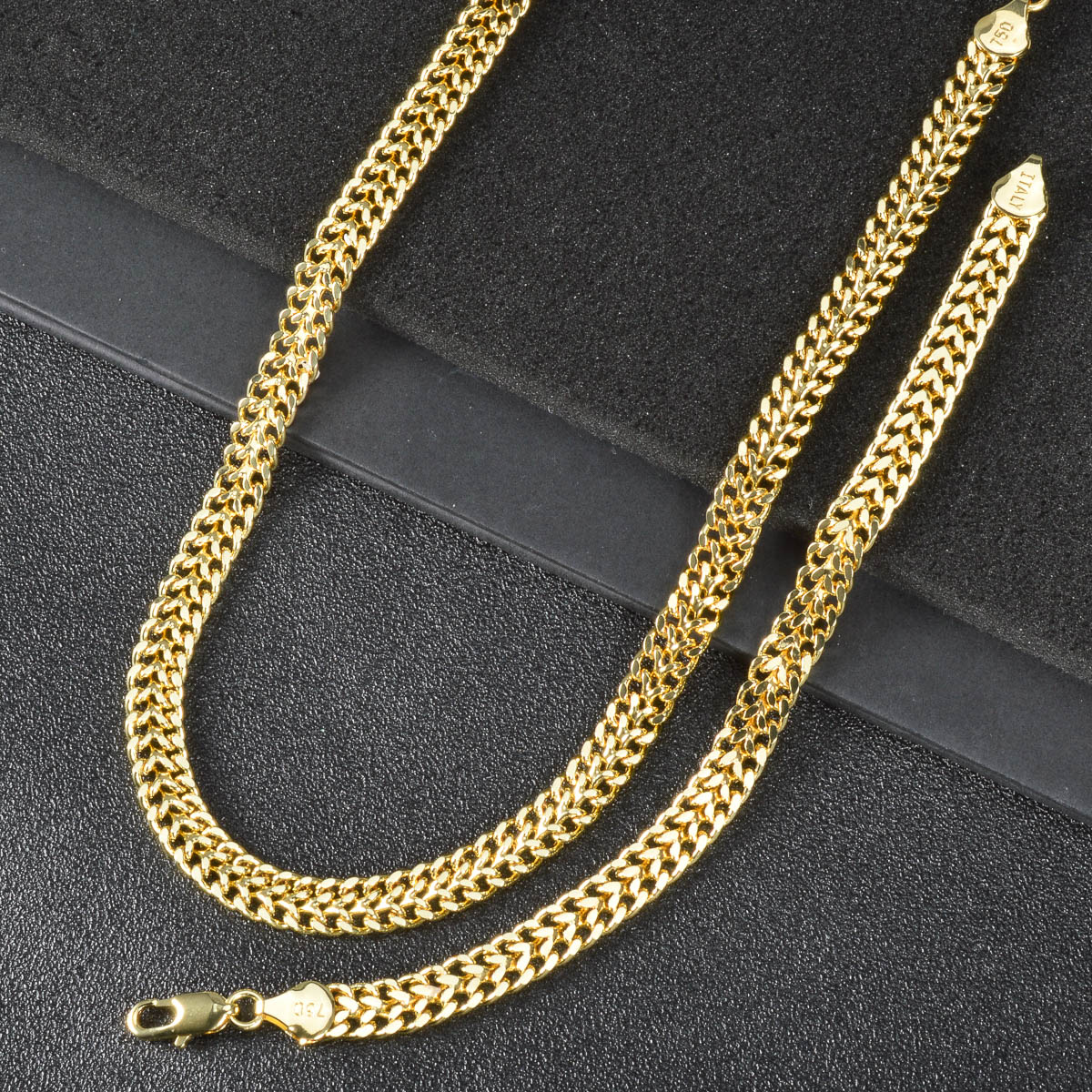 Curb Chain Jewelry Set 14K Gol – обзор и цена Women Accessories Combo Gift