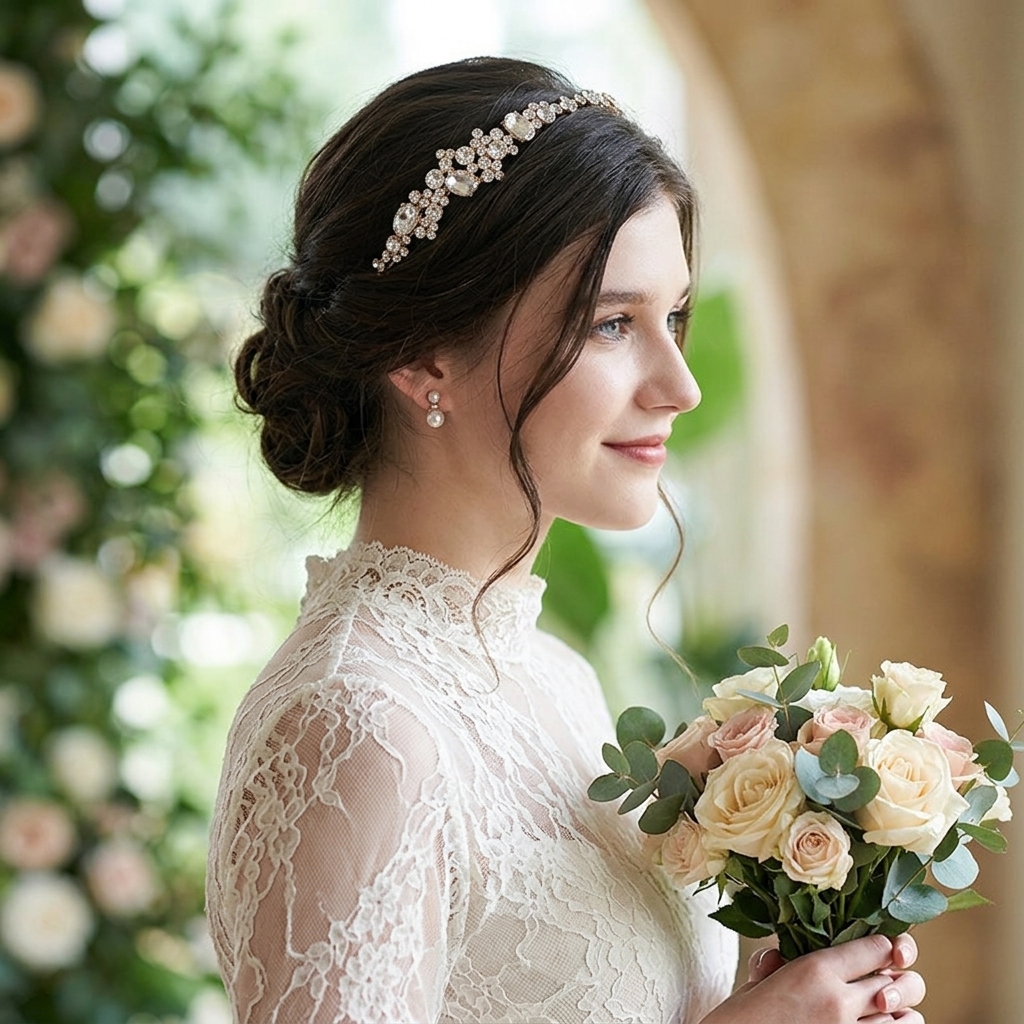 Alloy Rhinestone Crown Headban – обзор и цена Women Accessories For Wedding