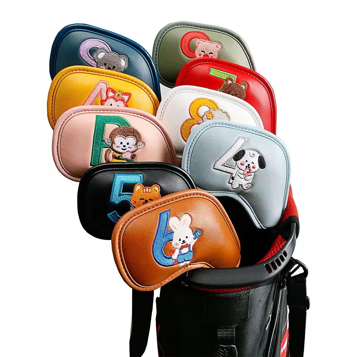 9Pcs Cute Cartoon Animal Golf  – обзор и цена Women Accessories To Gift