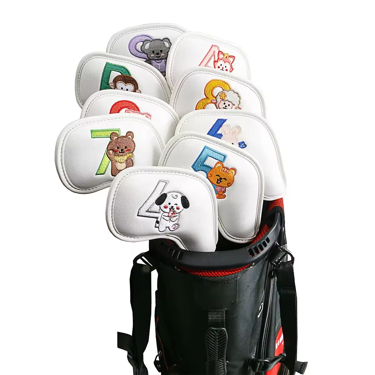 9Pcs Cute Cartoon Animal Golf  – обзор и цена Women Accessories To Gift