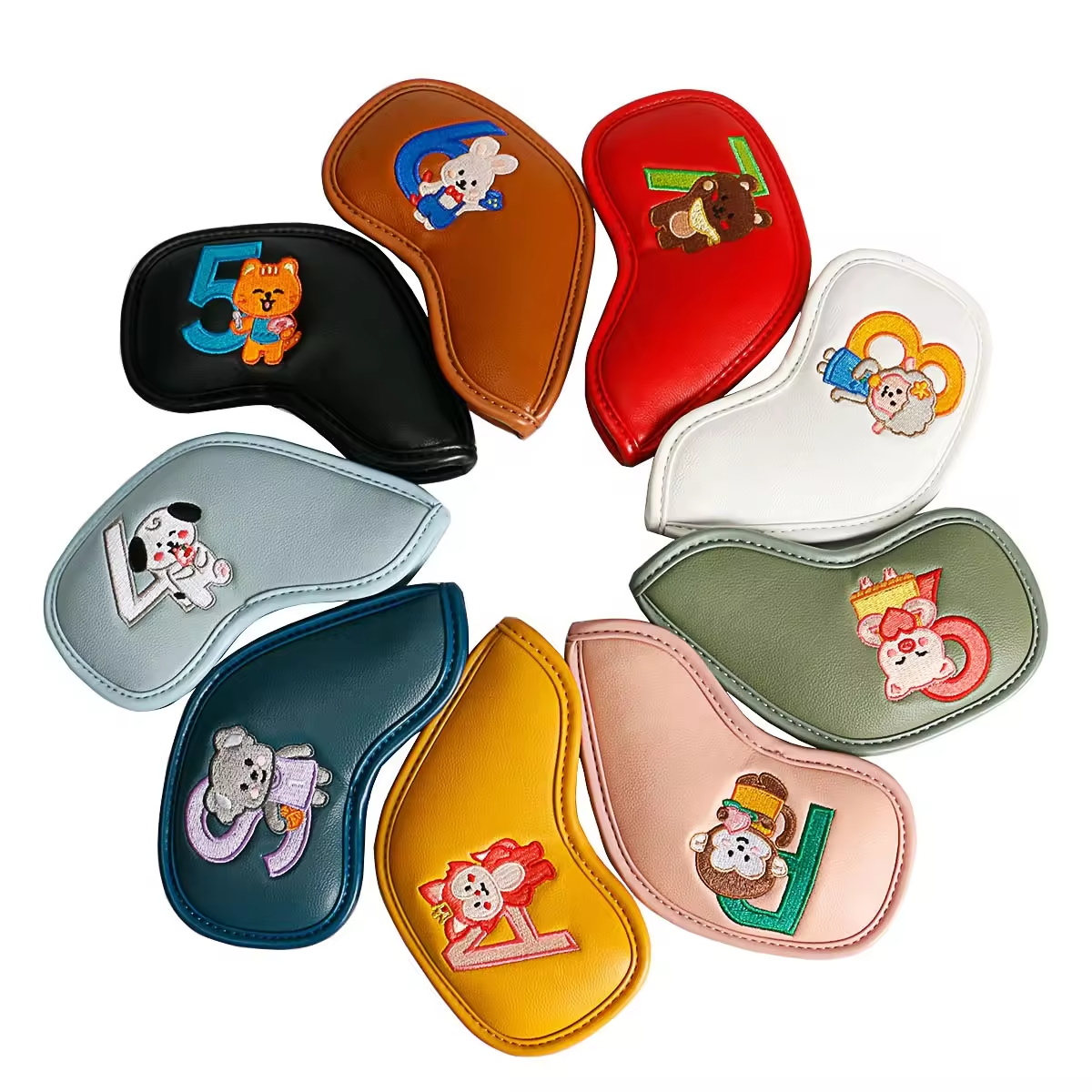 9Pcs Cute Cartoon Animal Golf  – обзор и цена Women Accessories To Gift