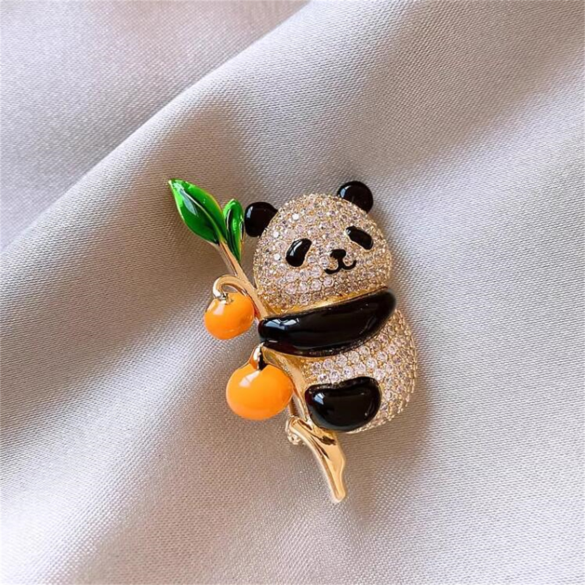 1Pc Cute Panda Brooch with Per – обзор и цена Women Accessories Meaning