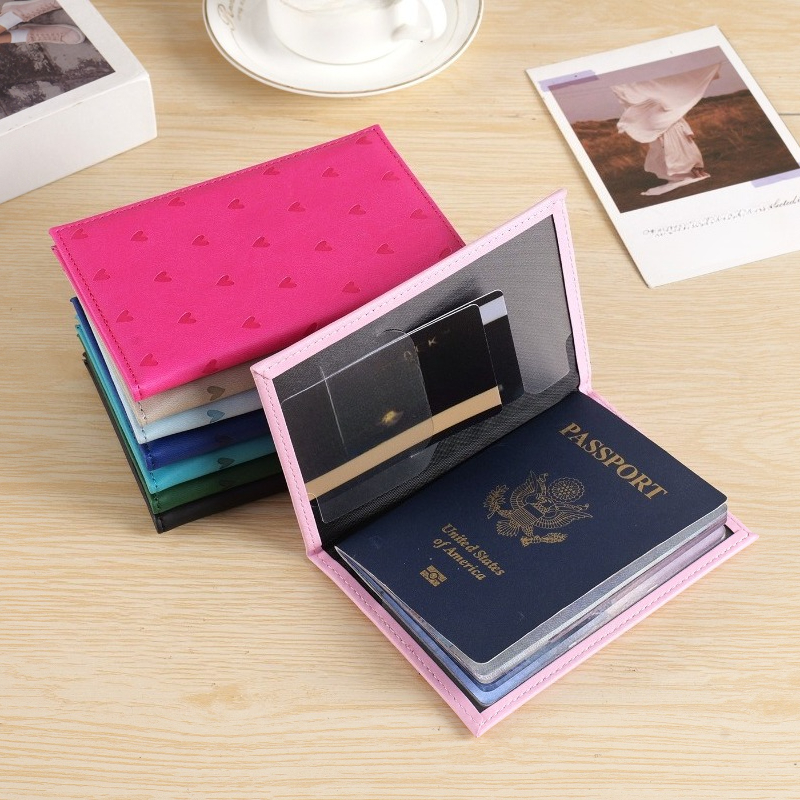 Cute Heart Print Passport Cove – обзор и цена Women Accessories Online