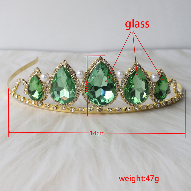 Green Water Drop Rhinestone Cr – обзор и цена Women Accessories For Wedding